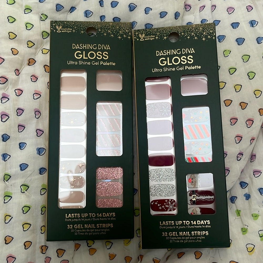 set of 2 dashing diva gloss nails